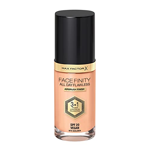 Debenhams Facefinity All Day Flawless 3 in 1 Vegan Foundation in Golden