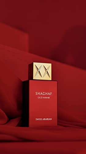 Swiss Arabian Shaghaf Oud Ahmar  Arabian Perfume for Women and Men  2.5 Oz