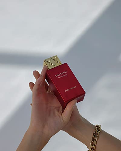 Swiss Arabian Shaghaf Oud Ahmar  Arabian Perfume for Women and Men  2.5 Oz