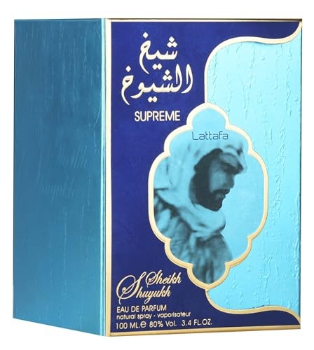 Lattafa Sheikh Al Shuyukh Supreme Eau De Parfum 100ml Spray