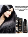 Champu Tinte Negro Dissar 400ml, Champú Tiñe Canas Cubre 100 % ,Champú Con Aceite De Argán, Colágeno Aloe Vera Tinte Instantáneo En 8 Min NOVEDA