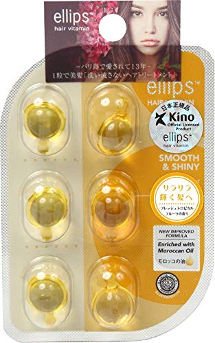 ELLIPS - Hair Vitamin Heat Protection - 8pcs - Smooth & Shiny (Yellow)