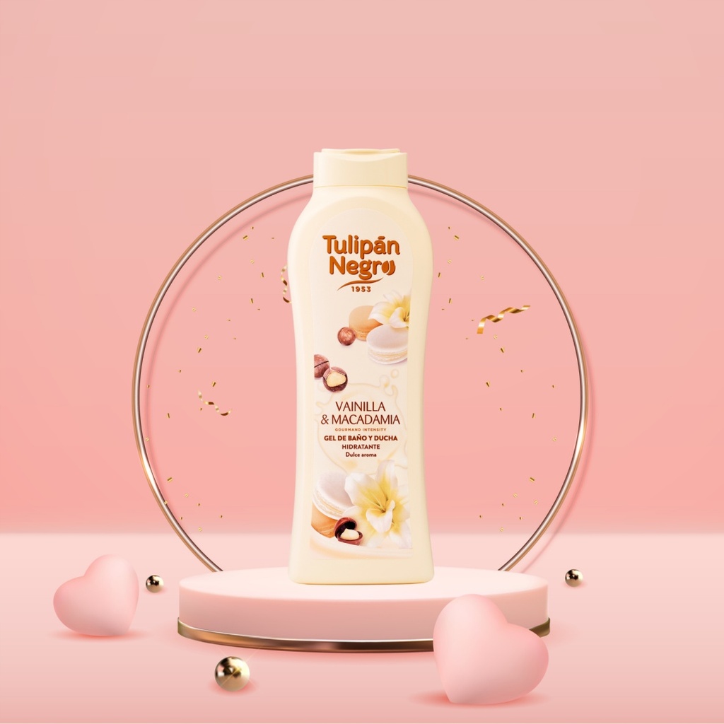 Tulipán Negro Vanilla Y Macadamia Shower Gel 650 Ml