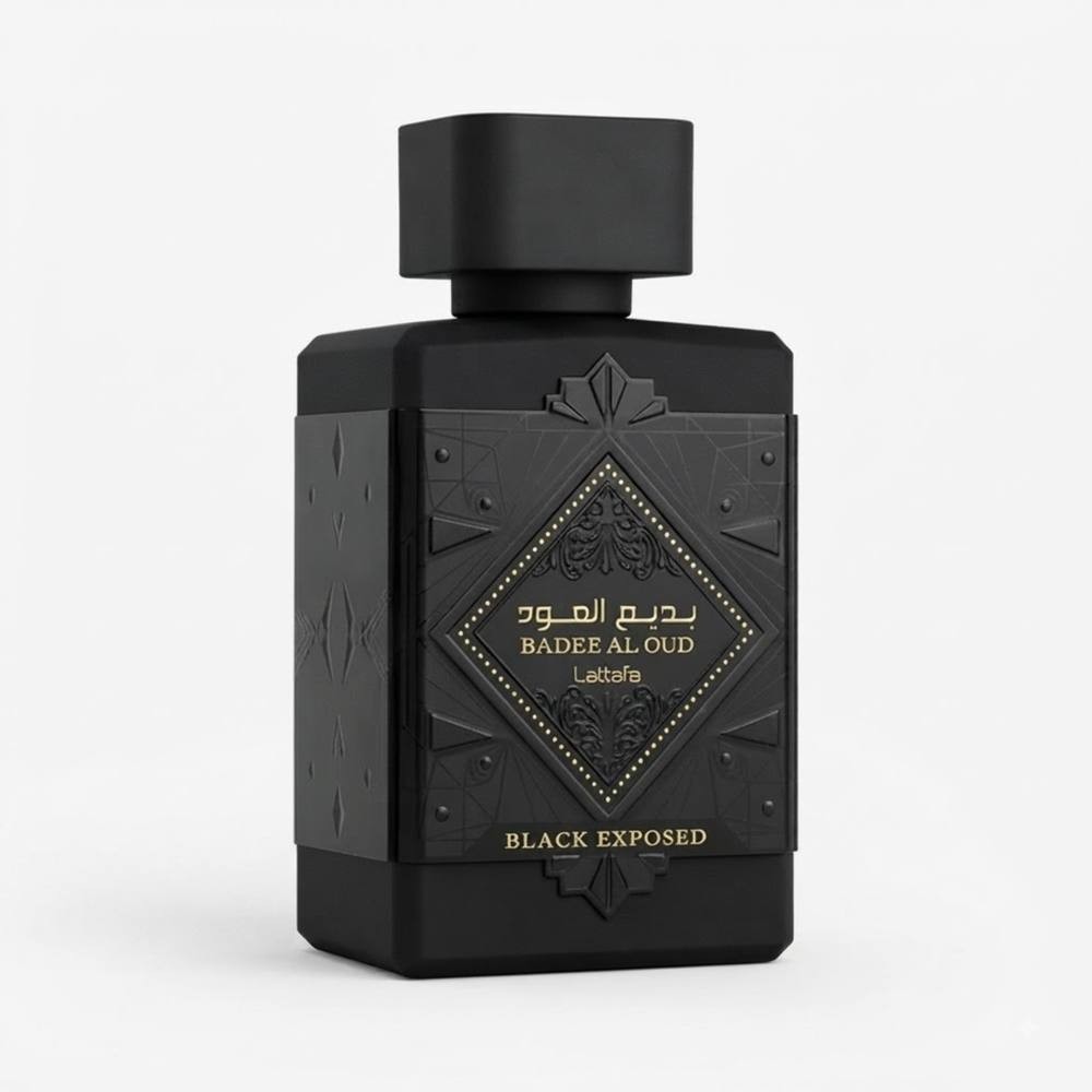 Lattafa Badee Al Oud Black Exposed 100Ml Unisex in Clear